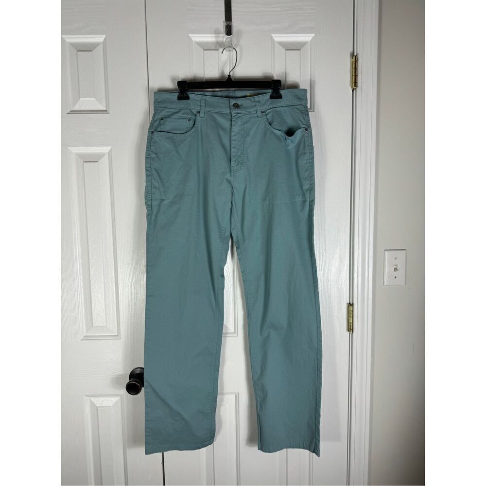 Orvis Mens 5 Pocket Teal Pants Size 34/32